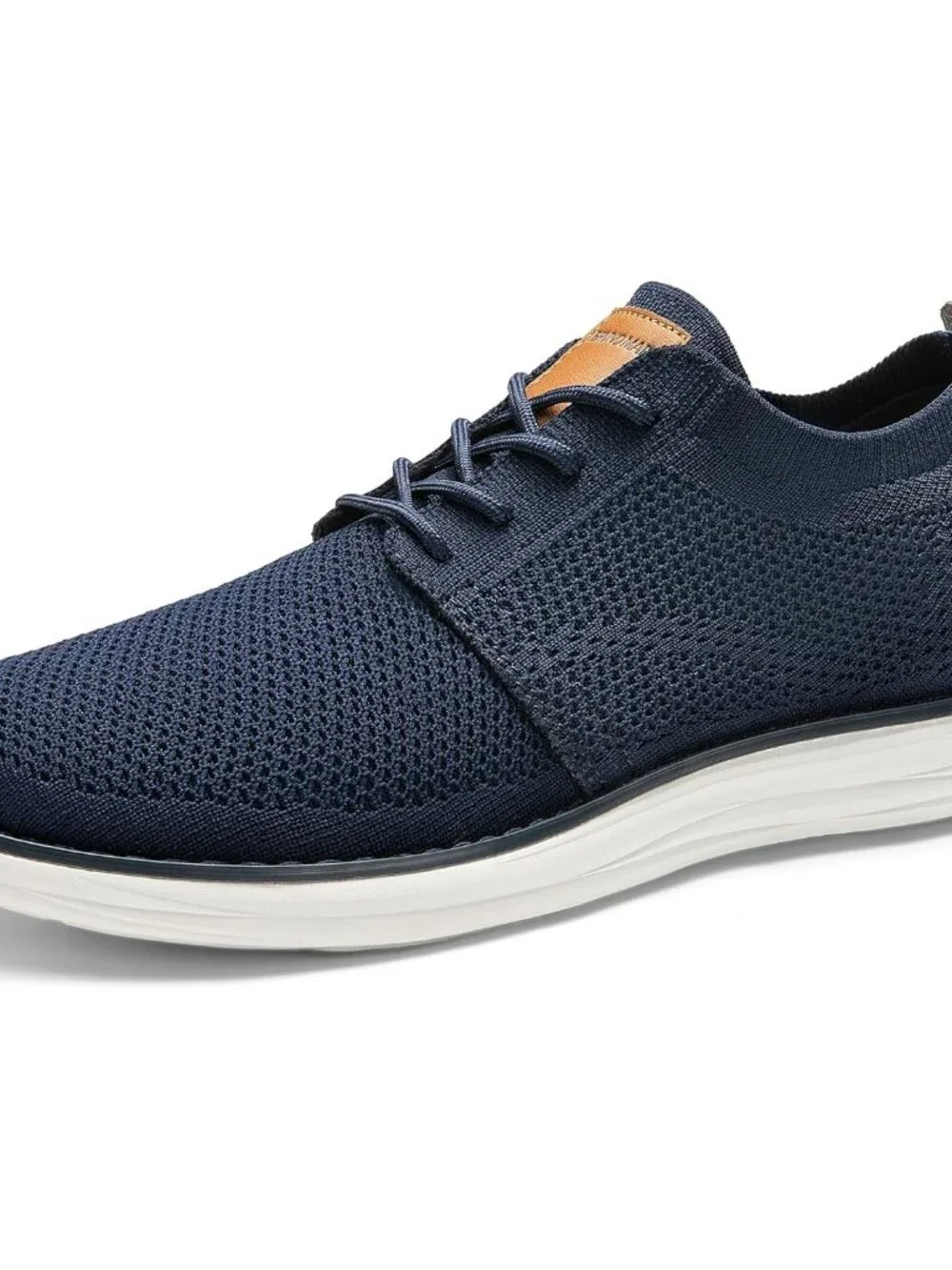 Men's KnitFlex Mesh Sneakers Lace-Up Lightweight Casual Walking Oxfords Shoes